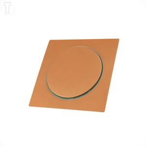 GRELHA KIMETAIS INOX 15X15 QUADRADA CLICK RED GOLD MATTE