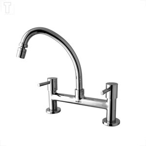 MISTURADOR KIMETAIS 1857 C58 COZINHA MESA BICA MOVEL 1/4V DELICATTA SLIM