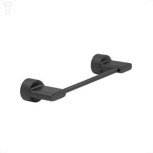 PORTA TOALHA KIMETAIS BARRA P/LAVATORIO 2030 PLENA BLACK MATTE