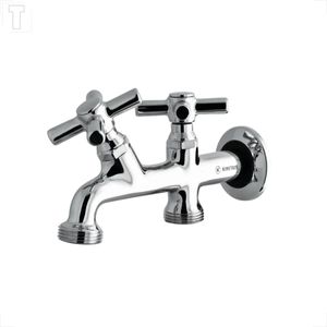 TORNEIRA KIMETAIS 1083 C62 TANQUE/MAQUINA PAREDE 130MM C/BICO MVS SUN LIGHT