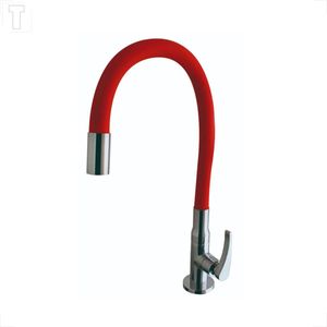 TORNEIRA KIMETAIS 1167 C56 COZINHA MESA BICA MOVEL FLEX RED VITACOR LUME