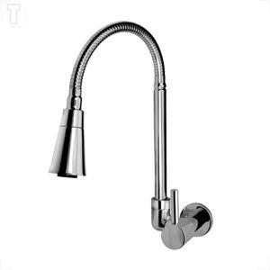 TORNEIRA KIMETAIS 1168 C58 COZINHA PAREDE BICA MOVEL FLEX GOURMET CROMADA DUO JET DELICATTA SLIM