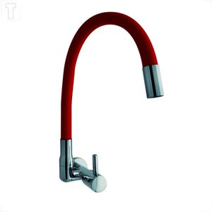 TORNEIRA KIMETAIS 1168 C58 COZINHA PAREDE BICA MOVEL FLEX RED VITACOR DELICATA SLIM