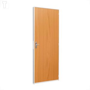 PORTA BRASIL REQUADRO ALUMINIO FOLHA CEREJEIRA DIR 215X84X3,7 - 10228