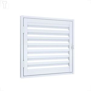 PORTA RIOBRAS ALUMINIO DE GIRO PARA ALCAPAO LAMINADA 60X60X4.5 ESQUERDA - A140.1