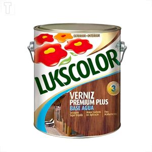 VERNIZ LUKSCOLOR BASE AGUA BRILHANTE FILTRO SOLAR 3600ML