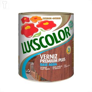 VERNIZ LUKSCOLOR BASE AGUA ACETINADO FILTRO SOLAR 900ML