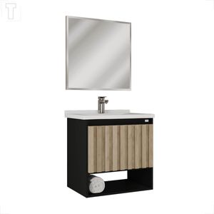TOUCADOR LOCATT KIT BARCELONA 60 NERO/BARRIQUE
