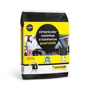 ARGAMASSA QUARTZOLIT COZINHAS E BANHEIROS ACI INTERNA 20 KG CINZA