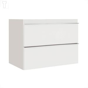 TOUCADOR BUMI LISO 80 S/ LAVATORIO BRANCO 3902601