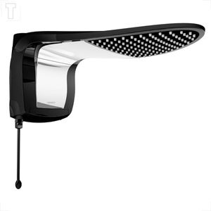 CHUVEIRO LORENZETTI ACQUA WAVE ULTRA PRETO/CROMADO 127V 5500W