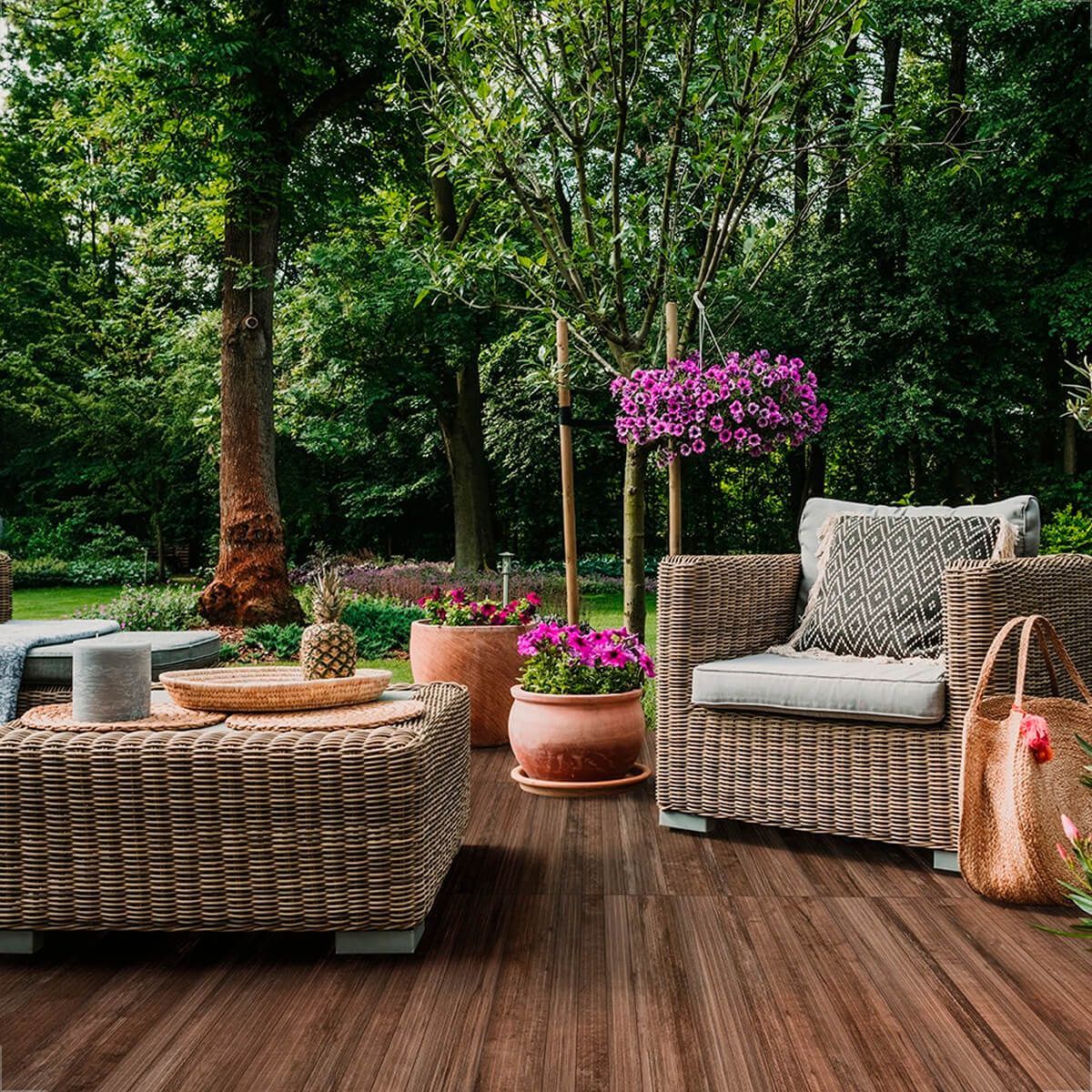 PORCELANATO DELTA 72X72 RETIFICADO RUSTICO JATOBA DECK 3066-A